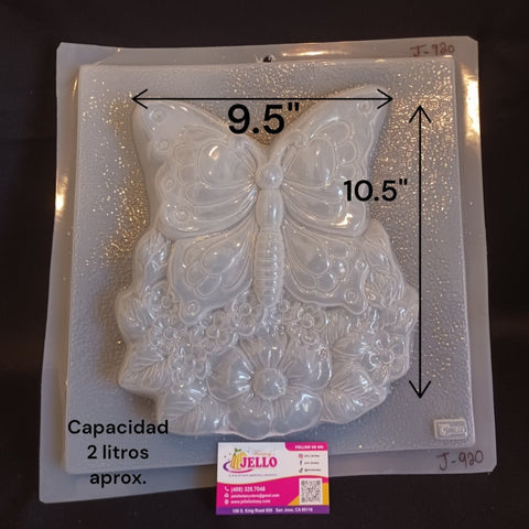 J-920 Molde Jumbo Mariposa con flores