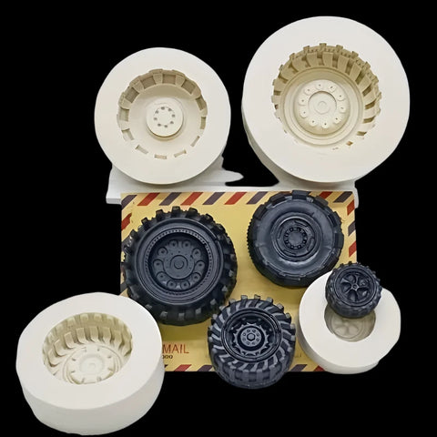 Molde de Silicon Llantas