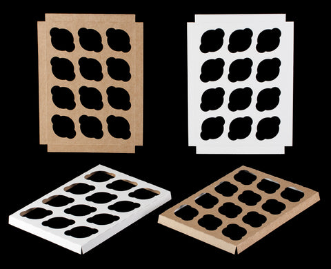 1498 4" x 10" x 7/8" 1-Dozen Standard Cupcake Insert