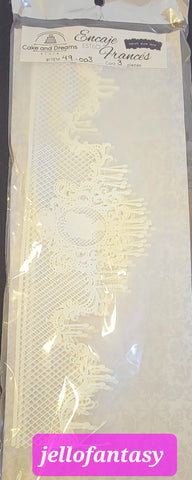 49--003 Encaje Frances Blanco