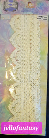 ENAZ61 Encaje Español Blanco