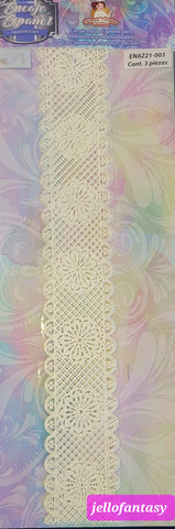 ENAZ21-003 Encaje Español Blanco