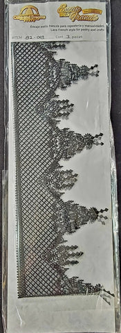 82-003 Encaje Frances Negro