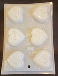 3601 Molde Chico Corazon Rosas