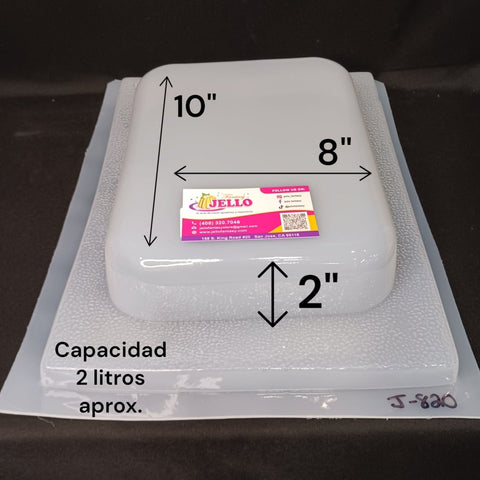 J-820 Molde Jumbo Rectangular Liso