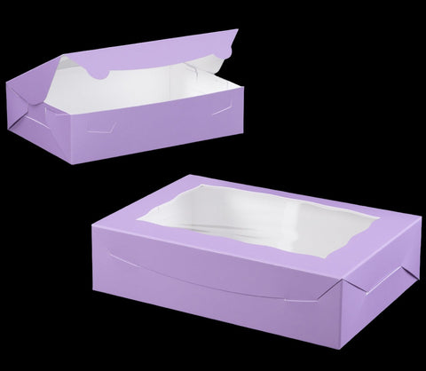 4572 - 10" x 7" x 2.5" Hush Touch Lavender/White