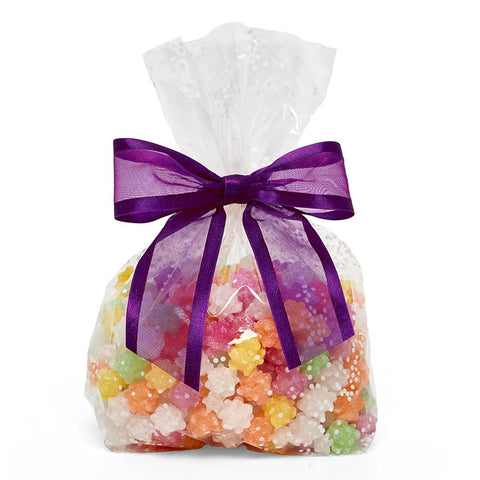 Dark Purple Satin Bow