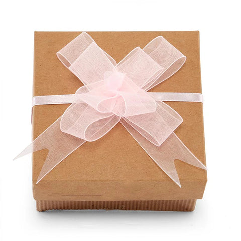 500938 Light Pink  4"Fabric Butterfly Bows