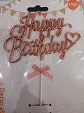 Happy Birthday cake topper 1pcs