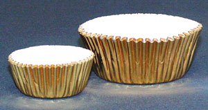 557108 Bake Cups- Gold Foil- Small 1-1/4"