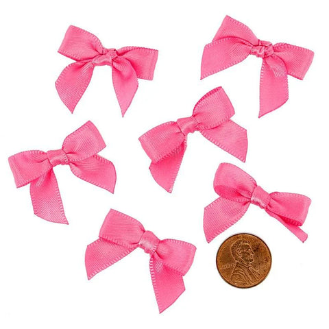 601333 Hot Pink Satin Bows