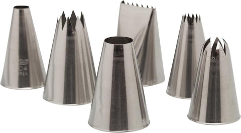 Ateco 6 piece tips 804, 808, 827, 864, 846, 898