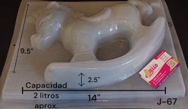 J-67 Molde Jumbo Caballito Baby Shower