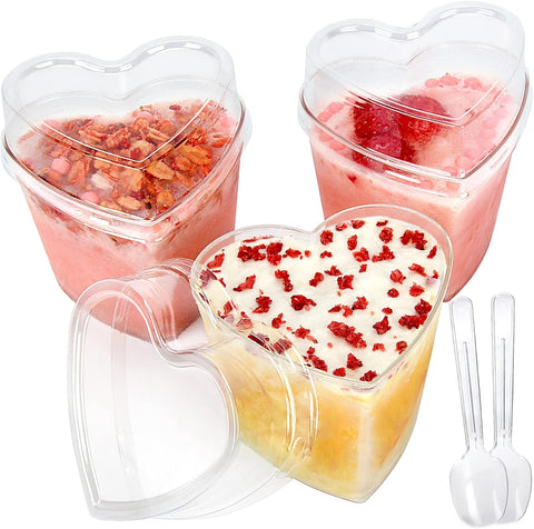 vasos mini corazón