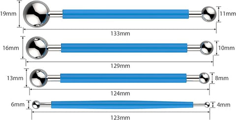 Fondant Modelling Ball Tools