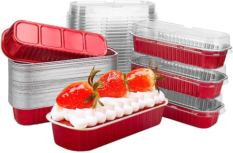 Baking Cups Mini Loaf Pans Rectangle