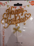 Happy Birthday cake topper 1pcs