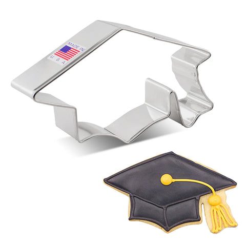 8070 Graduation Cap Cookie Cutter