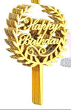 Happy Birthday cake topper 1pcs