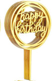 Happy Birthday cake topper 1pcs