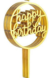 Happy Birthday cake topper 1pcs