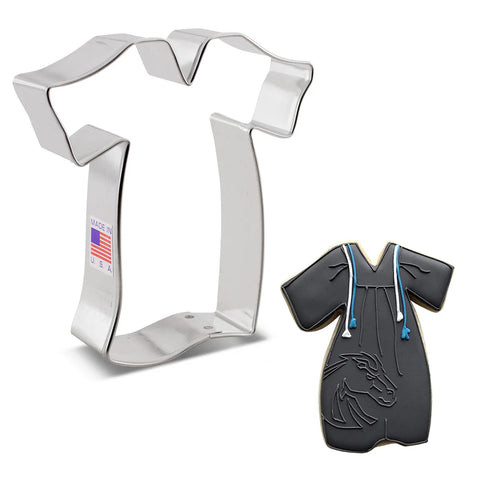 8241 Graduation Gown Cookie Cutter