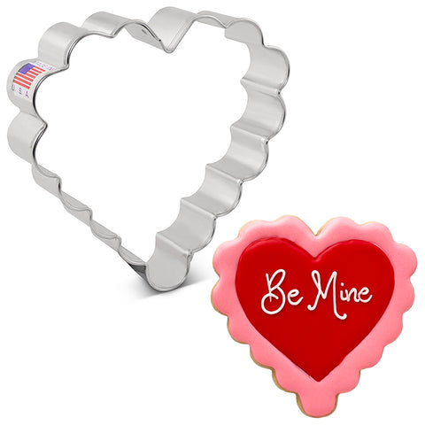 8314 Scalloped Heart Cookie Cutter