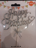 Happy Birthday cake topper 1pcs