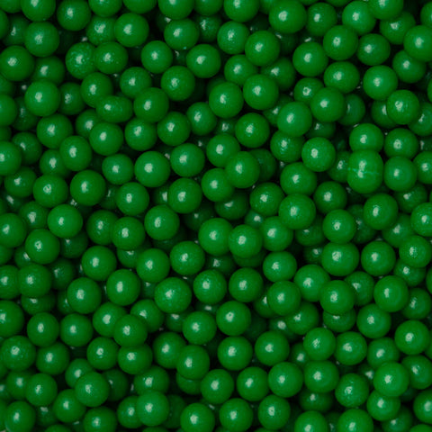999672 4mm Green Sugar Pearls