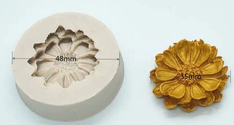 molde de silicon Flor  chica