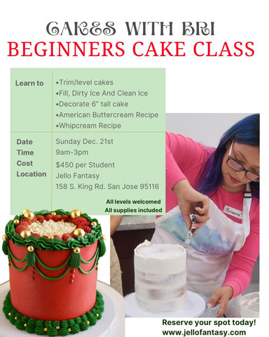 Beginners Cake Class