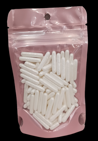 29354 White Pearl Shimmer Rods