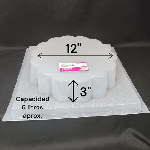 J-140 Molde Extrajumbo redondo 14 ondas