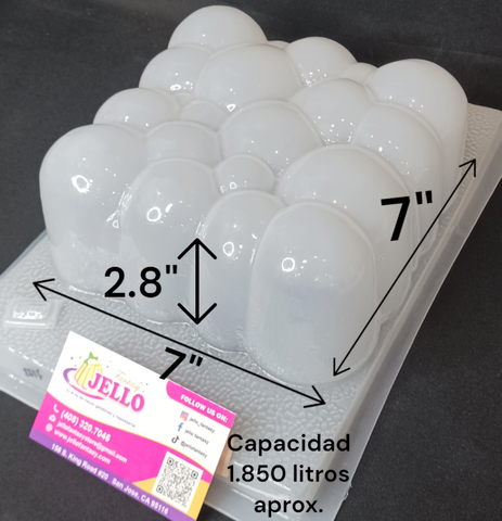 2188 Molde Chico Burbujas