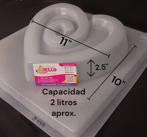 J-447 Molde Jumbo Corazón