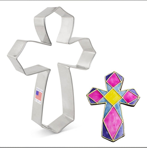 8238 Tunde's Creations Extra Large Cross Cookie Cutter