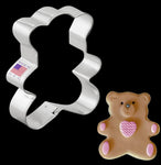 1202 Teddy Bear Cookie Cutter, 3"