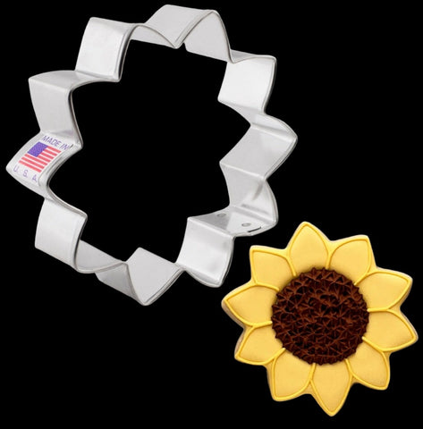 1811 Sunflower Cookie Cutter 3.5"