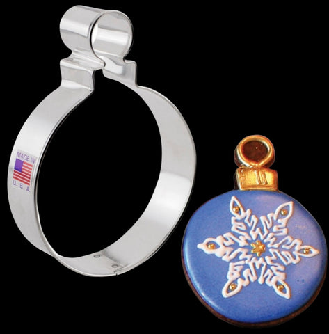 7166 Christmas Ornament Cookie Cutter (Round)
