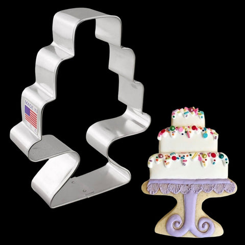 7846 Cake w/ Stand Cookie Cutter