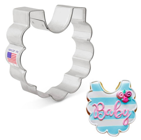 7912 Baby Bib Cookie Cutter