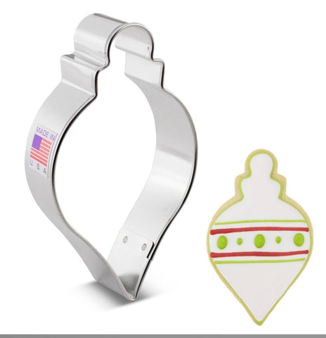 8202 Teardrop Bauble Ornament Cookie Cutter