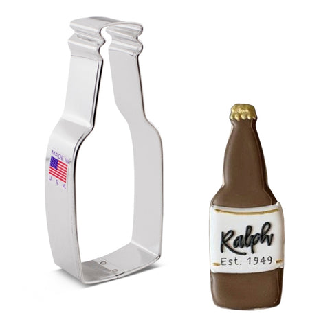 8304 Beer Bottle Cookie Cutter