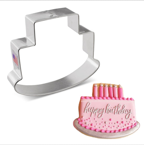 8386 Cake Cookie Cutter by Flour Box Bakery