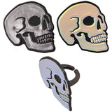 29625 Metallic Skull Rings
