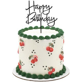 29628 Happy Birthday Black 2pcs