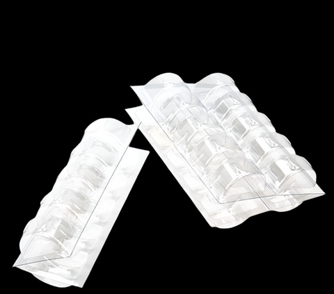 FPBI261 Crystal Clear French Macaron Box Inserts