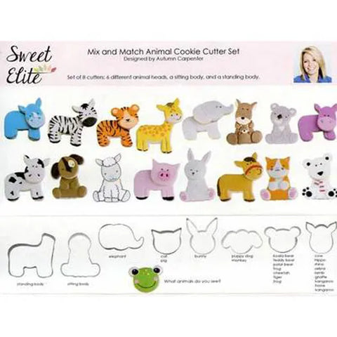 Sweet Elite mix and Match Animal Cookie Cutter