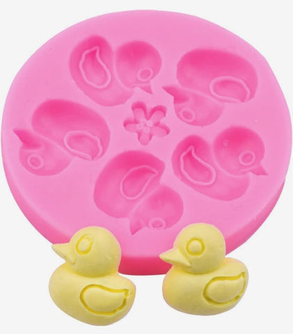 Molde de Silicon Patitos