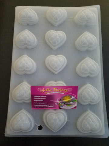 821 Molde Chico Corazones Mini